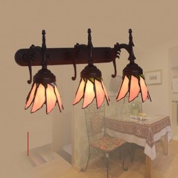 Rustic Rural Pink 3 Light...
